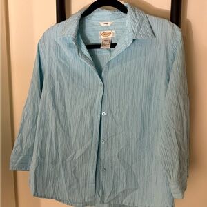 Talbots Light Blue Button Down Shirt